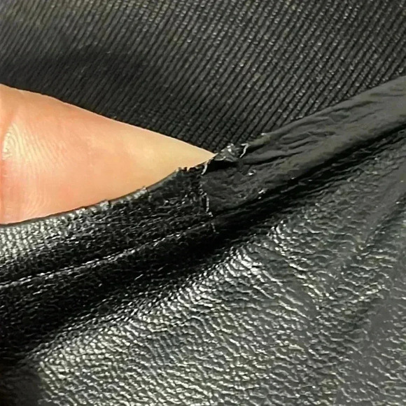 Eloquii Faux Leather Upper and Sheer Overlay Midi Dress NWT Size 16 - Picture 8 of 8